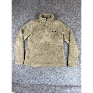 Patagonia Womens long sleeve Los Gatos 1/4 Zip Pullover Sherpa Fleece Size Large